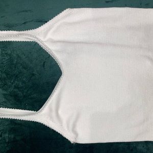 White tank top